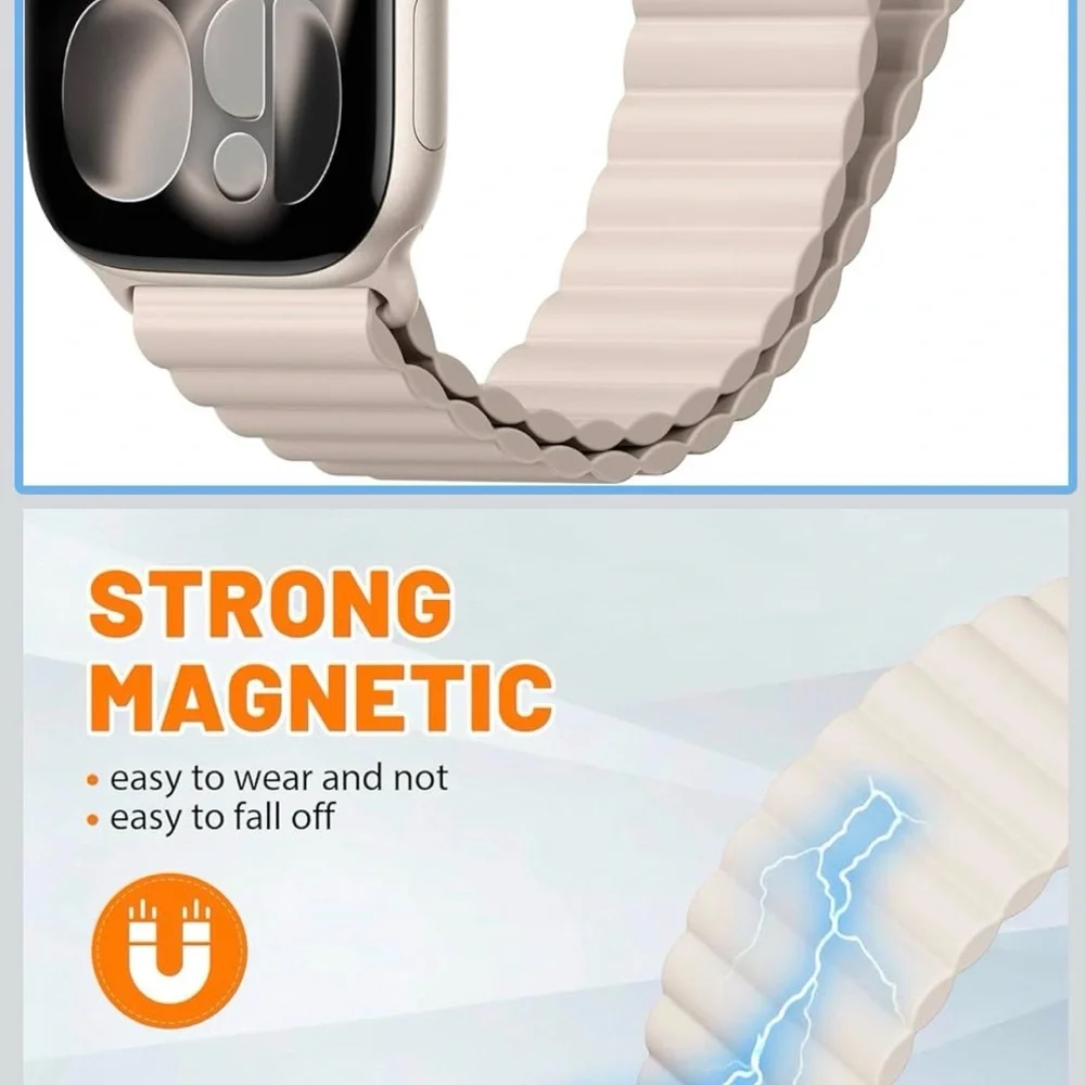 Greige Magnetic Watch Band for Smartwatches